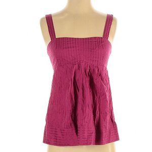 NWT Brilliant Magenta Striped Babydoll Tank